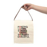 "Mother" Canvas Lunch Bag With Strap