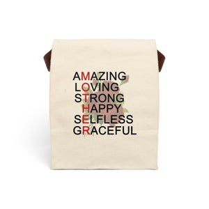 "Mother" Canvas Lunch Bag With Strap