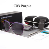 BARCUR Luxury Polarized Gradient Square Lens Women Sunglasses