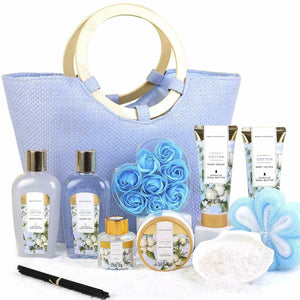 10pc Luxetique Cotton Scent Spa Gift Basket